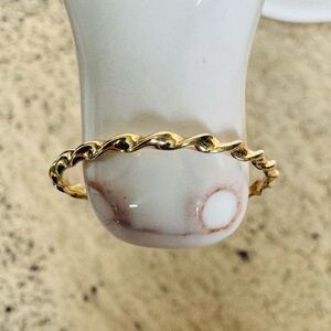 14KYG Twisted Stacking Ring Band